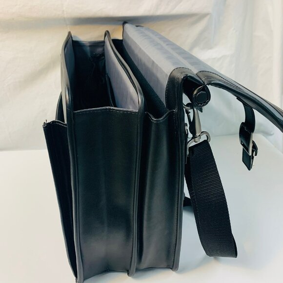 Samsonite Black Leather Portfolio Briefcase - Picture 14 of 15